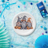 Halloween-Gonks Pappteller (Party)