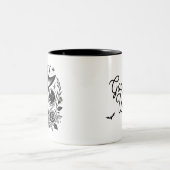 Halloween Good Hexe Zweifarbige Tasse (Mittel)