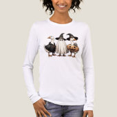 Halloween Goosey Trio Tri-Blend Shirt (Vorderseite)