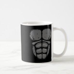 Halloween-Gorilla-Affen-Bauch-Brust-Kostüm Männer Kaffeetasse