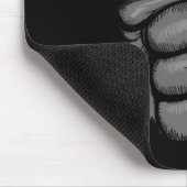 Halloween-Gorilla-Affen-Bauch-Brust-Kostüm Männer Mousepad (Ecke)