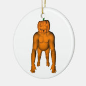 Halloween Gorilla Keramikornament (Links)