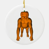 Halloween Gorilla Keramikornament (Hinten)