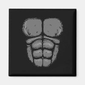 Halloween Gorilla Monkey Bauch Brustkostüm Männer Magnet (Vorne)