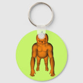 Halloween Gorilla Schlüsselanhänger (Vorderseite)