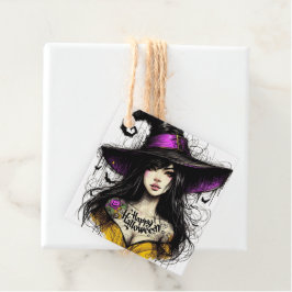 Halloween Got Witchier mit 'Happy Halloween' Geschenkanhänger