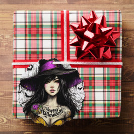 Halloween Got Witchier mit 'Happy Halloween' Ornament Karte