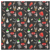 Halloween-Goth-Vampirjäger-Knoblauchdolch Fang Stoff (Muster)