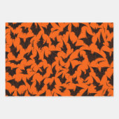 Halloween Gothic Bats Geschenkpapier Set (Vorderseite)