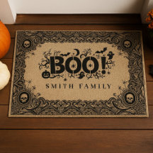 Halloween Gothic Boo mit eigenem Familiennamen