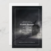 Halloween Gothic Bridal Dusche Einladung (Vorne/Hinten)