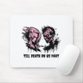 Halloween Gothic Bride Groom Zombies bis Mousepad (Mit Mouse)