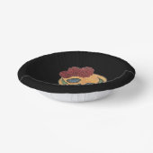 Halloween Gothic Day of the Dead Pappteller (Gewinkelt)