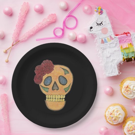 Halloween Gothic Day of the Dead Pappteller (Party)