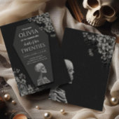Halloween Gothic Death of her Twenties Birthday Einladung