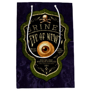 Halloween Gothic Eye of Newt Witch Pop Vintag Mittlere Geschenktüte