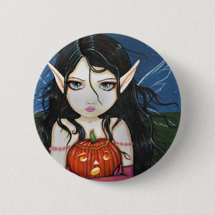 Halloween Gothic Fairy Button Button