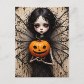 Halloween Gothic Fairy Postkarte (Vorderseite)