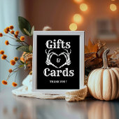 Halloween Gothic Geschenk und Karten Skull Hände U Poster