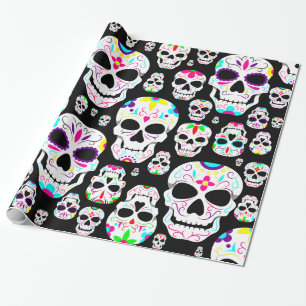 halloween gothic geschenkpapier
