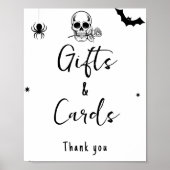 Halloween Gothic Gift and Cards Hochzeitszeichen Poster (Vorne)
