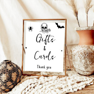Halloween Gothic Gift and Cards Hochzeitszeichen Poster