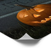 Halloween Gothic Hexe Poster (Ecke)