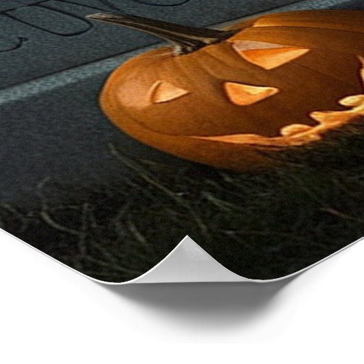 Halloween Gothic Hexe Poster (Ecke)