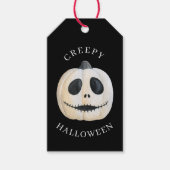 Halloween Gothic Kürbislaterne Pumpkin Geschenkanhänger (Vorderseite)