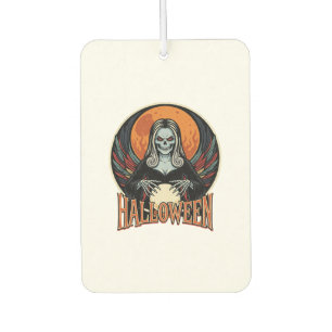Halloween Gothic Skelett Wahrsager Vektor Kunst Autolufterfrischer