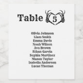 Halloween Gothic Skull Herz Hand Hochzeit Weinetikett (Einzelnes Label)