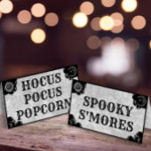 Halloween & Gothic Spirit Board Faltfood Label Platzkarte