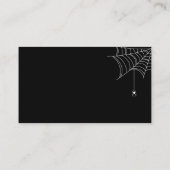 Halloween Gothic Spooky Diaper Raffel Begleitkarte (Rückseite)