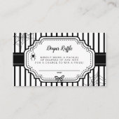 Halloween Gothic Spooky Diaper Raffel Begleitkarte (Vorderseite)