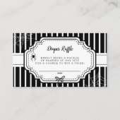 Halloween Gothic Spooky Diaper Raffel Begleitkarte (Vorderseite)