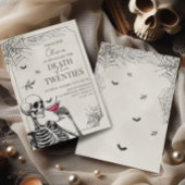 Halloween Gothic Tode an meinen zwanzigsten Geburt Einladung