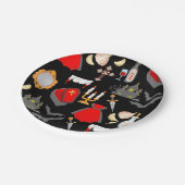 halloween gothic vampire garlic holy water fangs pappteller (Schrägansicht)