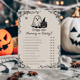 Halloween Gothic Vintage Rate Mal Mama oder Papa