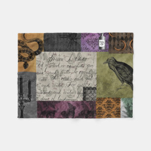 Halloween-Gotik-Mittelalter-Gruft-Apotheker-Kunst Fleecedecke