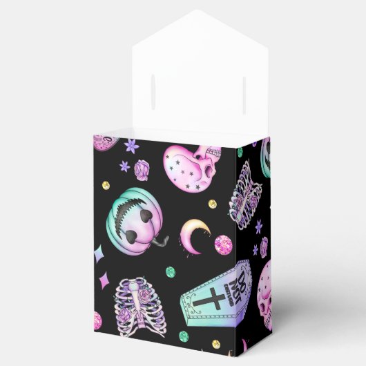 Halloween-gotische Apotheke und Friedhof Geschenkschachtel (Geöffnet)