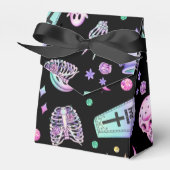 Halloween-gotische Apotheke und Friedhof Geschenkschachtel (Vorderseite)