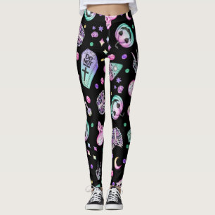 Halloween-gotische Apotheke und Friedhof Leggings