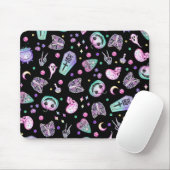 Halloween-gotische Apotheke und Friedhof Mousepad (Mit Mouse)