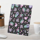 Halloween-gotische Apotheke und Friedhof Sockelschild (In SItu)