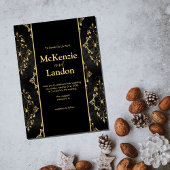 Halloween Gotische Hochzeitseinladung mit Spinnen Einladung