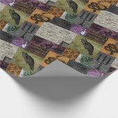 Halloween Gotische Mittelalterliche Kunst Geschenkpapier (Ecke)