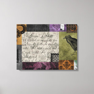 Halloween Gotische Mittelalterliche Kunst Leinwanddruck