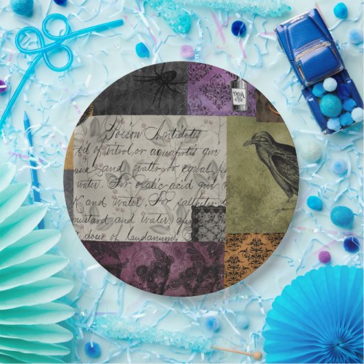 Halloween Gotische Mittelalterliche Kunst Pappteller (Party)