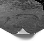 Halloween Gotische Mittelalterliche Kunst Poster (Ecke)