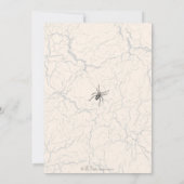 Halloween-Gotische Party Einladung (Rückseite)